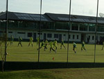 Treino no campo suplementar do Sport Resort