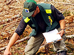 A polcia ambiental j tinha embargado o local h dois meses pela mesma situao