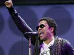 Lenny Kravitz em show na praia de Copacabana, na edio brasileira do Live Earth