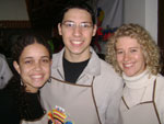 Fernanda Fernandes, Matheus Lopes e Djenane Grndemann