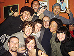 Elenco P na Porta na festa de lanamento