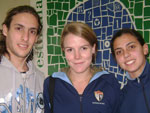 Lucas Tormen, Angelika Ziegler e Amanda Boff