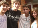 Eduardo Brezolin, Rafael Vitorino, Gianluca Braghini e Roberta Florian