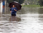 Zona Norte de Porto Alegre  castigada pela forte chuva