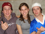 Guilherme Lima, Aline da Silva e Wesley Luetz