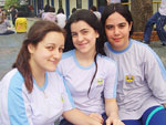 Bruna Souza, Larissa Tonetto e Natacha Elisa Arajo