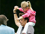 Paul McCartney e a filha Beatrice 