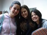 Caroline Tucatti, Luiza Zanotto e Daniele Leme