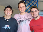 Eduardo Castro, Gean Schuster e Marcos Difante