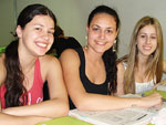 Carolina Bonoto, Daniele Almeida e Fernanda Kliemann