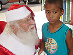 A gurizada fez muitos pedidos ao Papai Noel