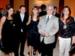 Claudia Cunha, Marcelo Costa, Paula Cunha, Paulo Cunha e Rosana Costa