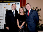 Augusto Cassis e Patricia Jorge com o Diretor de Produto do Canal Rural, Cezar Freitas