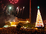 Show de fogos levou pblico ao delrio