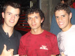 Lucas Pinto, Vitor Pereira e Rodrigo Mello