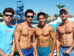 Eduardo Saydelles, Thiago Oliveira, Mrio Rodrigues e Felipe Costa