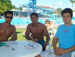 Thiago Oliveira, Mrio Rodrigues e Eduardo Saydelles