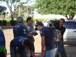 Equipe do Canal Rural prepara a gravao de uma entrevista