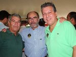 Ronaldo Ferreira, Pedro Novis (Fazenda Guadalupe) e Luis Carlos Grubisich (Verdana Agropecuria)