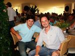 Frederico Henriques, da Fazenda Baluarte, e Henrique Birman, da Nelore Luzz