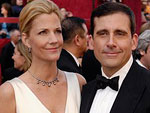 Steve Carell com a esposa, Nancy Walls