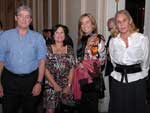 Pedro Biagi, Vera Novis, Paula Barcellos e Rita Biagi