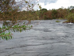 Muitos rios cercam a reserva. Em destaques, o rio Verde e o rio Papagaio, afluente do rio Juruena 