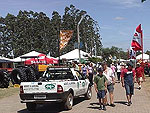 Mquinas e equipamentos agrcolas atraram a ateno dos visitantes