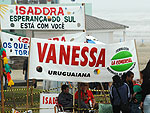 A chuva no desanimou as torcidas 