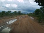 Ao final do dia, mais rally para a equipe. Barro, buracos e gua na pista