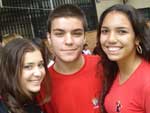 Nathalia Carapeos, Bruno Cunha e Marina Soares