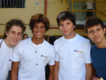 Andr Carlos, Clayton Costa, Wilkerson Duarte Maaneiro e Lucas Domingos