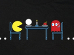 Camiseta faz aluso ao clssico jogo Pacman