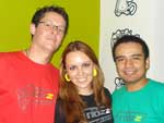 Matheus Holscher, Paula Dariva e Lucas Santos (ndio)