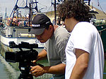 Diretor Juan Zapata afinando em Rio Grande