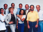 Rdio Itapema FM em 2003 - velha formao - Rogrio Mendelski, Nilton Fernando, Roberto Pauletti, Jos Antonio Pinheiro Machado, Jlio Frst, Joo Antonio e as gurias: Glria Oliveira, Tnia Carvalho e Denise Cruz