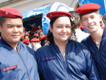 Lucas Muniz, Lucas Mello e Laura Martins