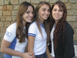 Julia Vidigal, Mayara Fonto e Danielly Sorato  