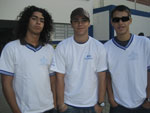 Ayrian Theeliga, Guilherme Lapa e Willian Santos  