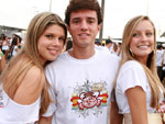 Marina Vieira, Alex Andrey e Luiza Savi