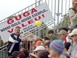 Torcida na expectativa antes do incio do jogo