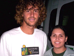 Liamara de Albuquerque e Gustavo Kuerten