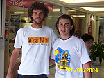 Alexandre e o Guga em 2004