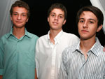 Gustavo Machado, Bernardo Frana e Mateus Devincenzi