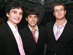 Julio Pinheiro, Guilherme Santos e Eduardo Silva