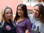 Marina Buchain, Juliana Messias e Maria Eduarda Herzog