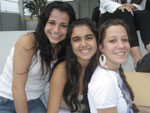 Vanessa Rosa, Bruna Faria e Tain Silveira