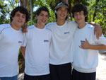 Tiago Rodrigues, Rafael Arajo (Paulista), Igor Iuji (Japa) e Flvio Maaneira (Harry)