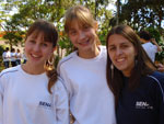 Luana Effting, Bruna Sacani e Eduarda Pereira