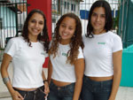 Yasmin Ahmad, Gabriele Vieira e Jaciara Borges